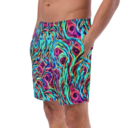 Chromatic Tides on a Swim Trunks