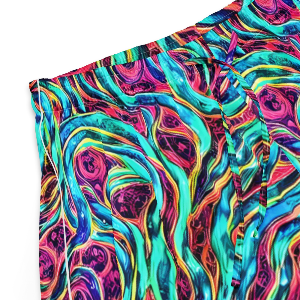 Chromatic Tides on Women's Pajama Shorts — Product details