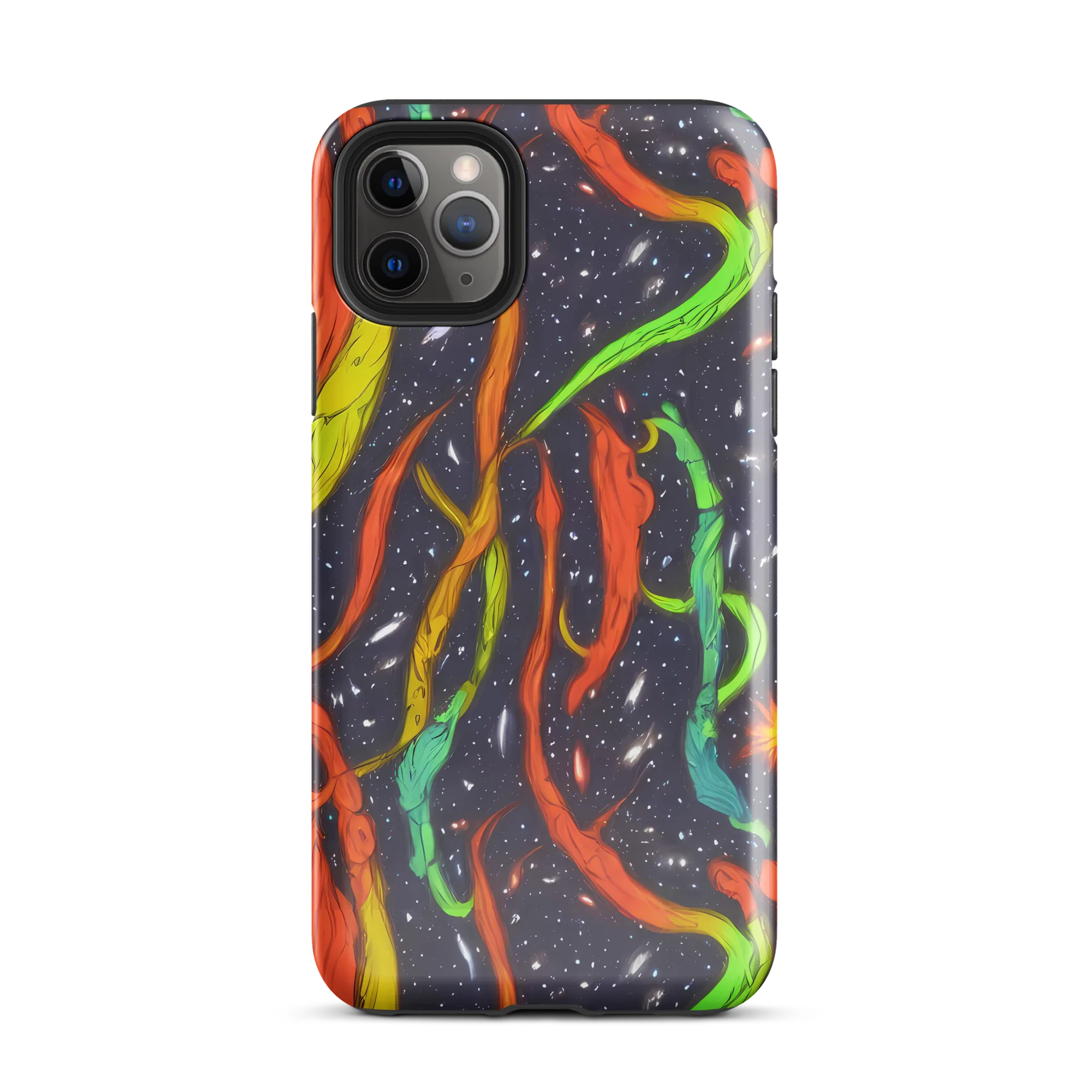 Cosmic Ribbon Riot on Tough Case for iPhone® — Front
