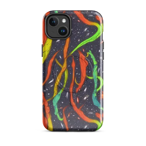 Cosmic Ribbon Riot on a MagSafe Tough Case for iPhone®