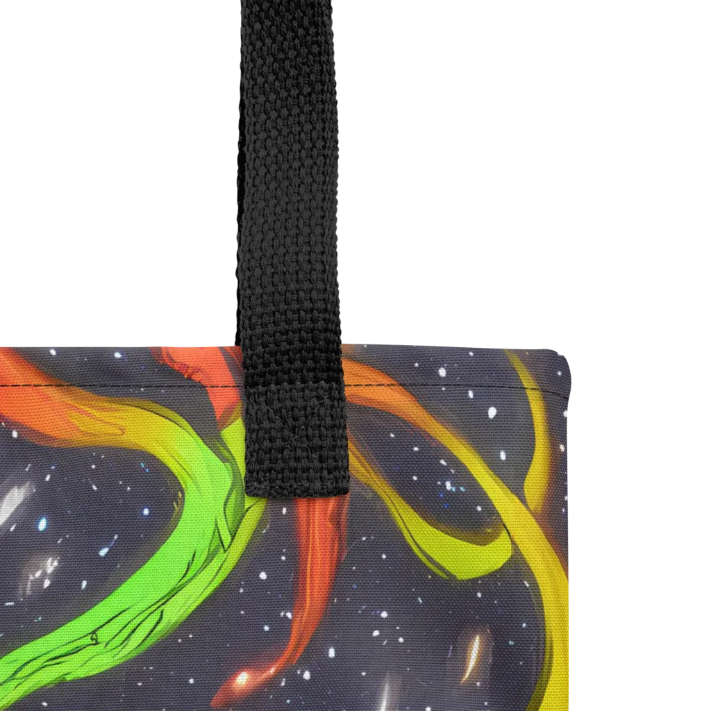 Cosmic Ribbon Riot on Tote Bag — Product details