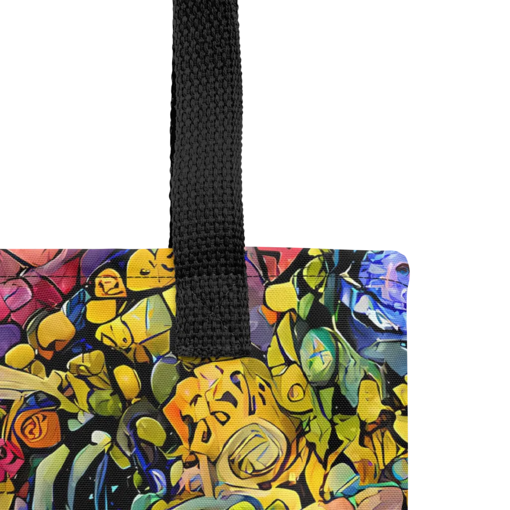 Neon Fossil Garden on Tote Bag — Product details