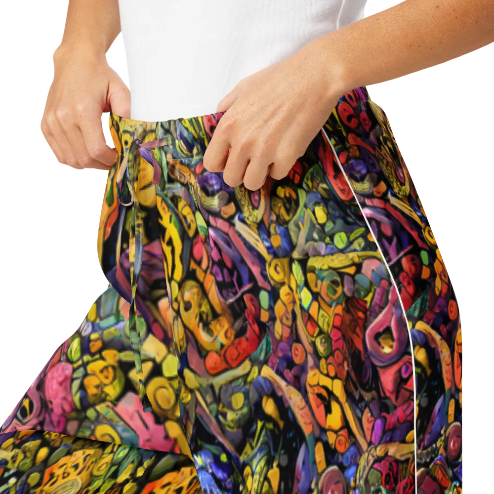 Neon Fossil Garden on Women's Pajama Pants — Product details