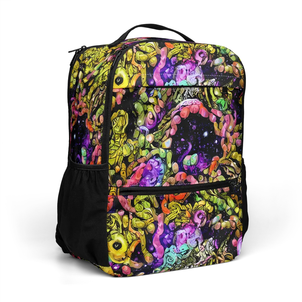 Stardust Riot on Utility Backpack — Right Front