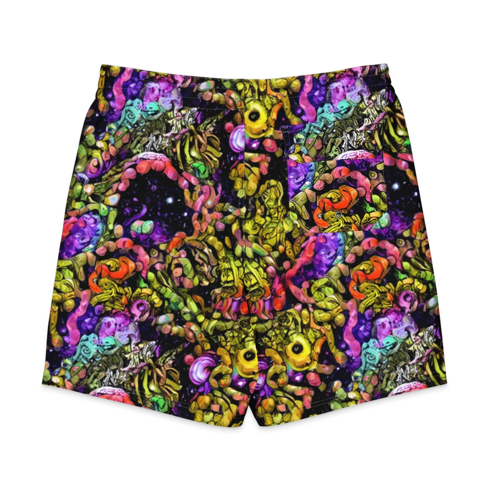 Stardust Riot on Men's Board Shorts — Back