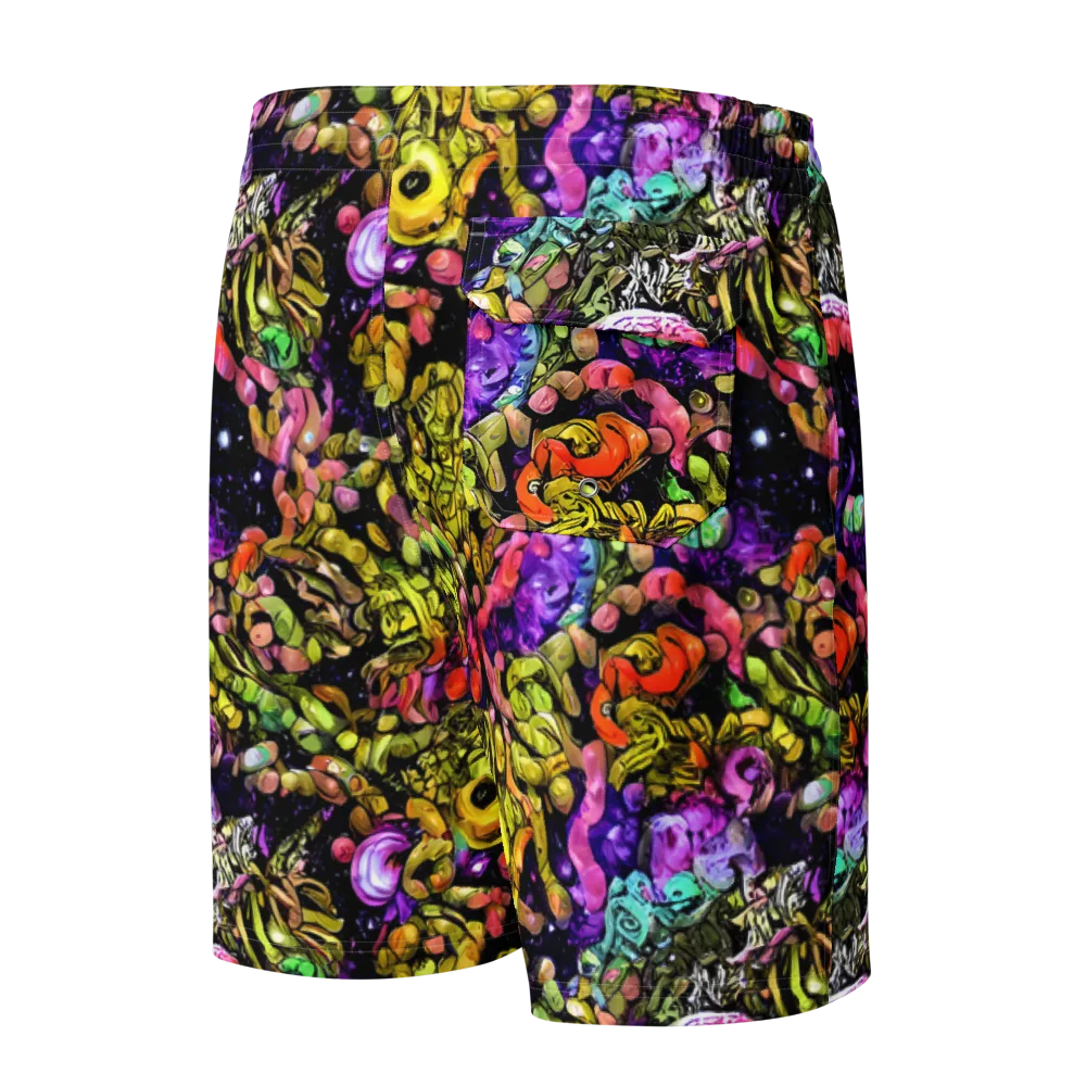 Stardust Riot on Men's Board Shorts — Back