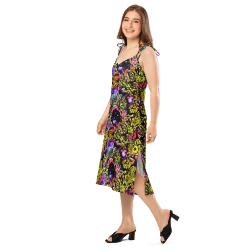 Stardust Riot on a Slip Dress