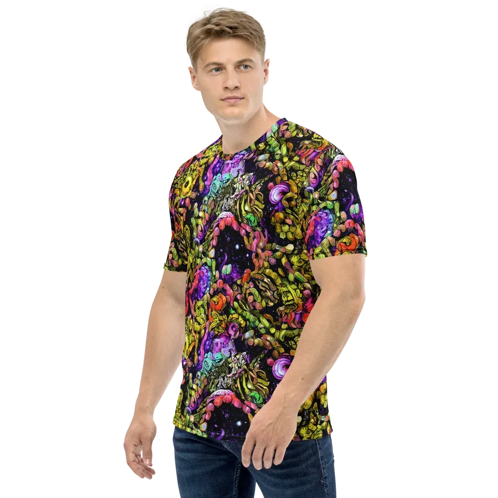 Stardust Riot on Men's Crew Neck T-Shirt — Left