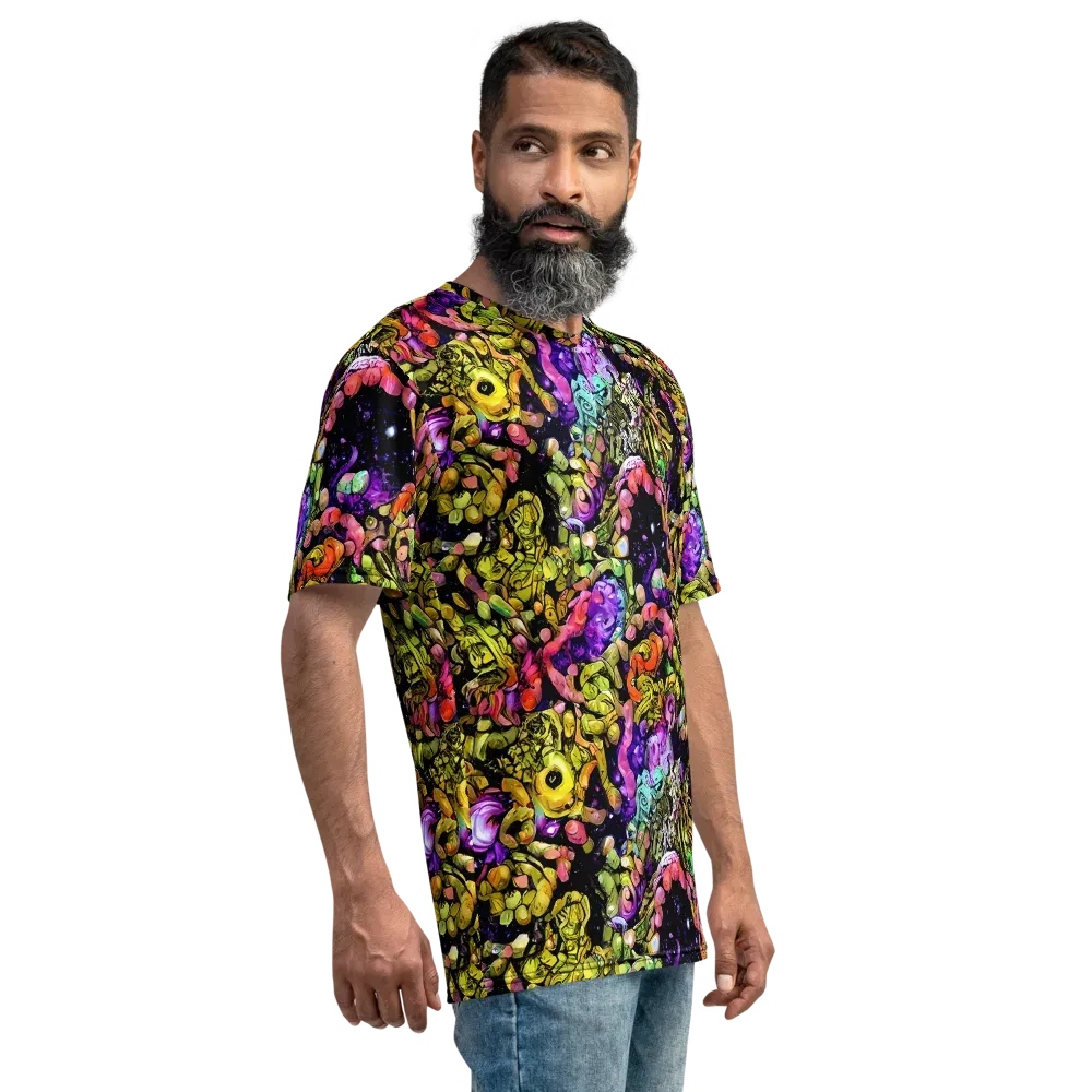 Stardust Riot on Men's Crew Neck T-Shirt — Right
