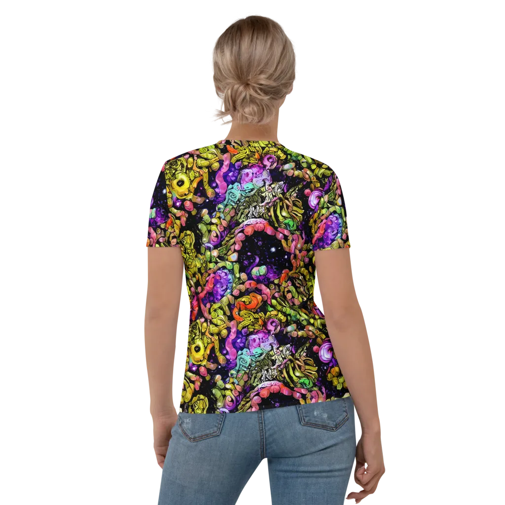Stardust Riot on Women's Crew Neck T-Shirt — Back