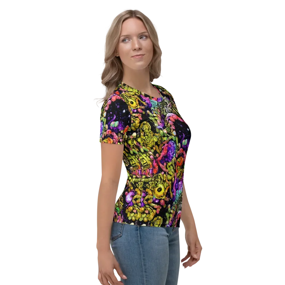 Stardust Riot on Women's Crew Neck T-Shirt — Right