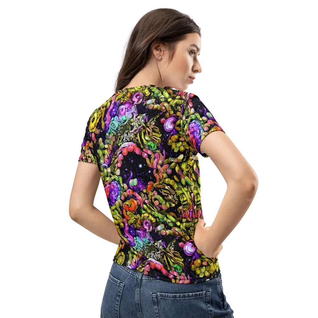 Stardust Riot on Women's Crew Neck T-Shirt — Back