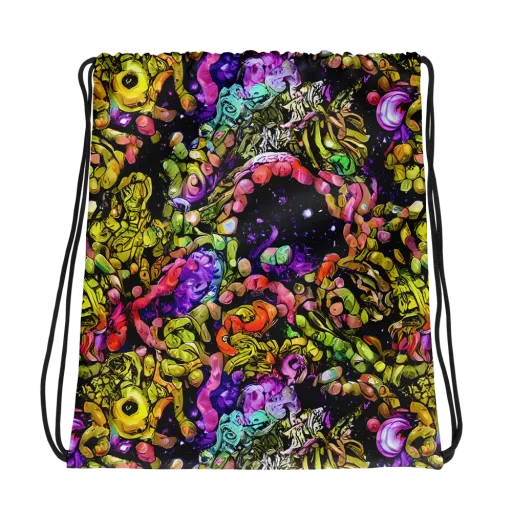 Stardust Riot on a Drawstring Bag