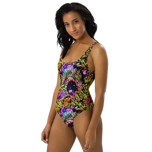 Stardust Riot on a One-Piece Swimsuit