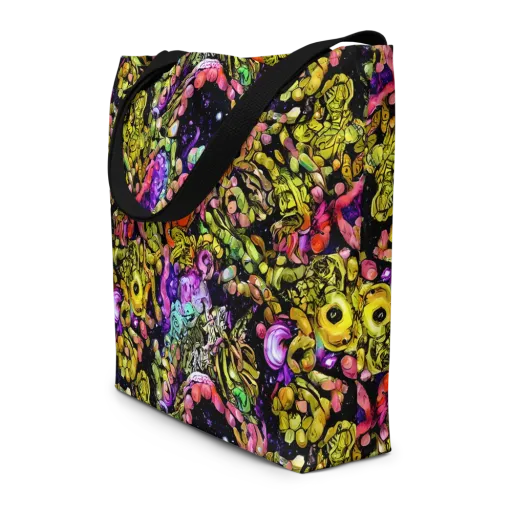 Stardust Riot on a Large Tote Bag W/ Pocket