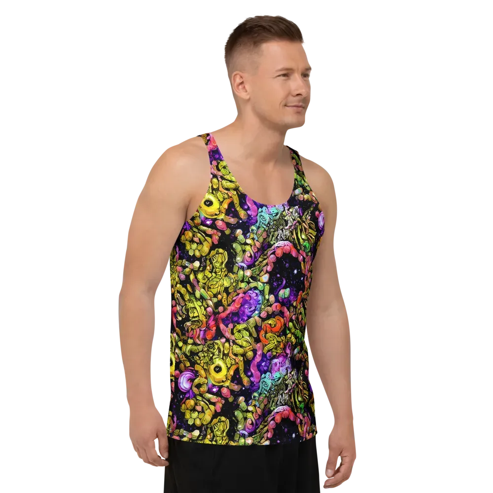 Stardust Riot on Men's Tank Top — Right Front
