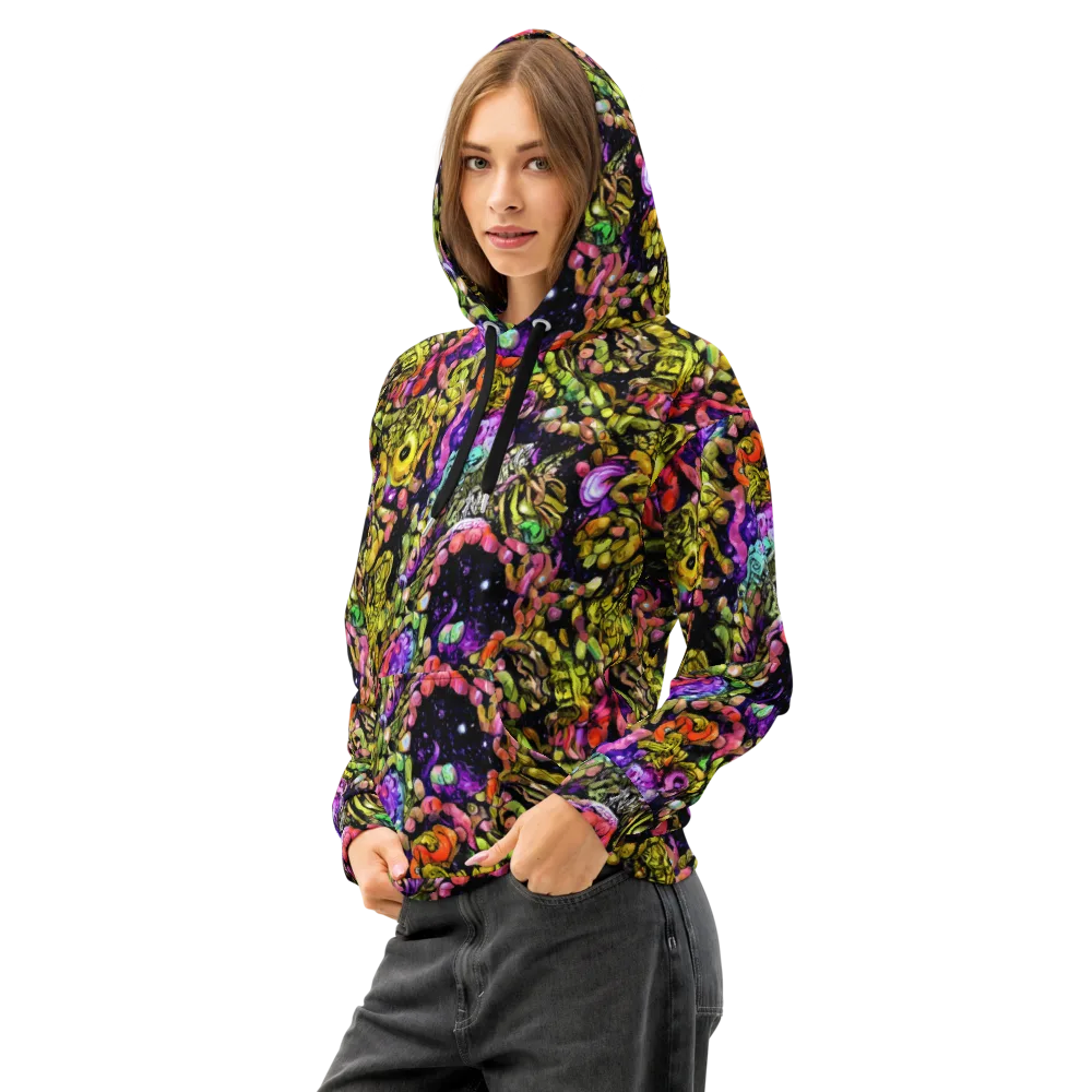 Stardust Riot on Cotton Hoodie — Left Front