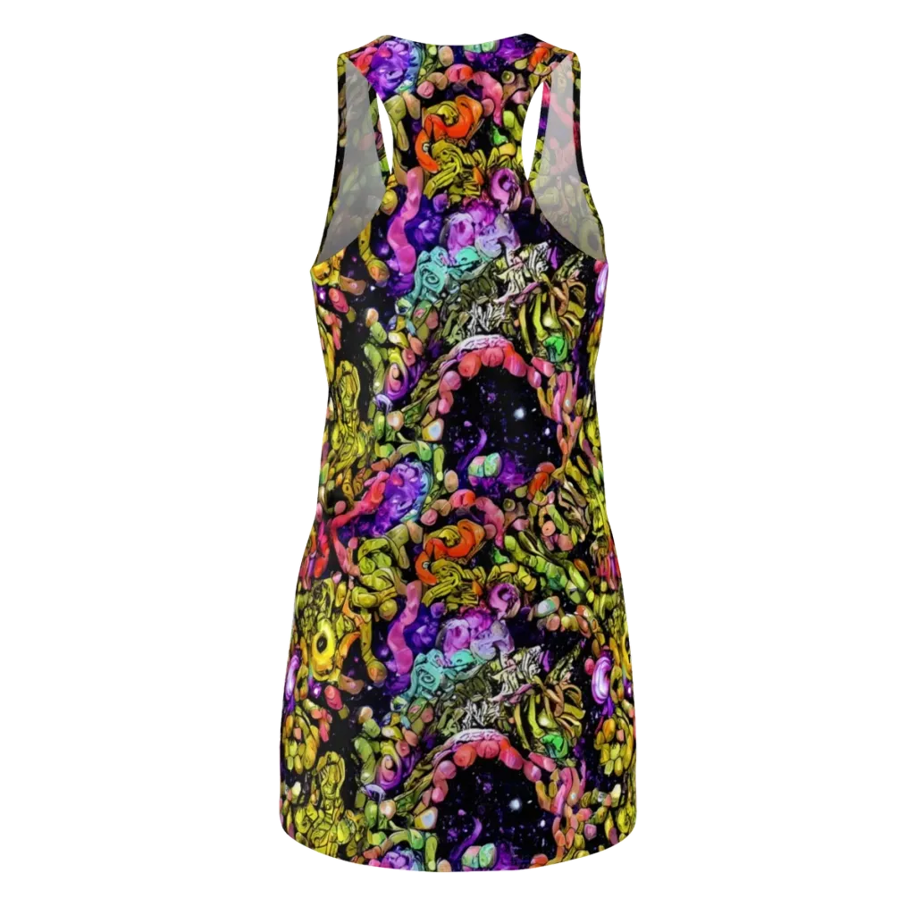 Stardust Riot on Racerback Dress — Back