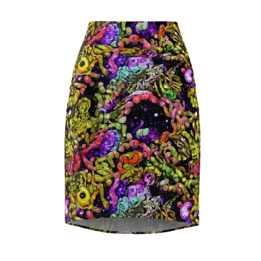 Stardust Riot on a Pencil Skirt
