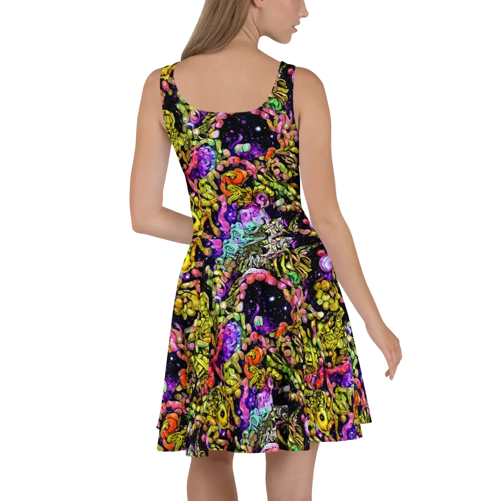 Stardust Riot on Skater Dress — Back