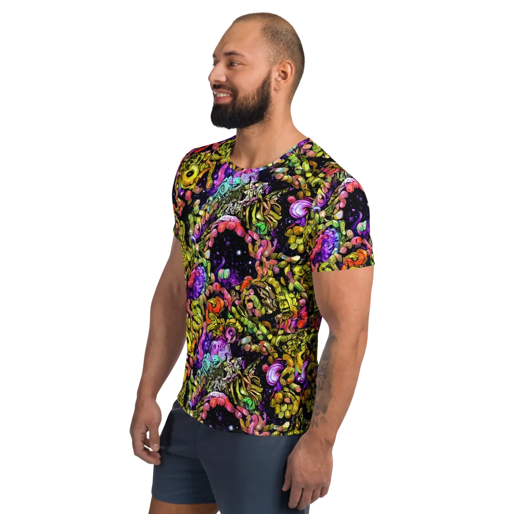 Stardust Riot on Men's Athletic T-Shirt — Left
