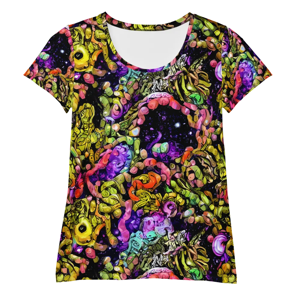 Stardust Riot on Women's Athletic T-Shirt — Front