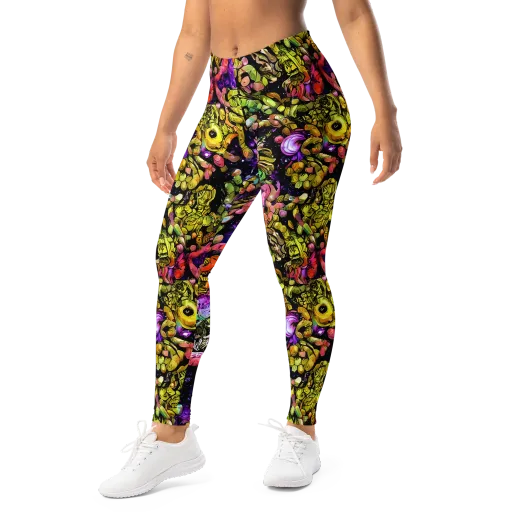 Stardust Riot on a Leggings