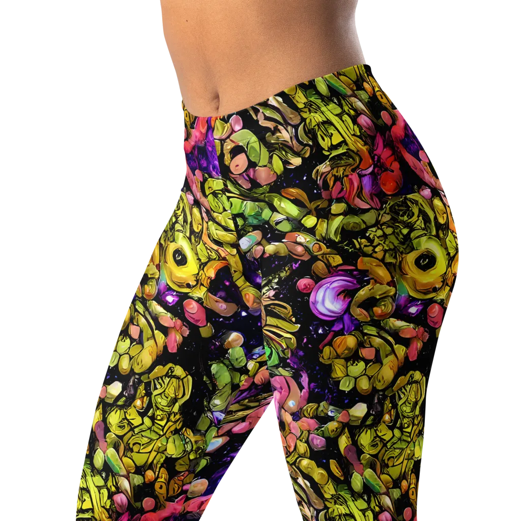 Stardust Riot on Leggings — Left Front