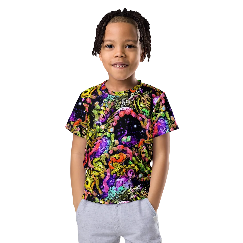 Stardust Riot on Kids Crew Neck T-Shirt — Front