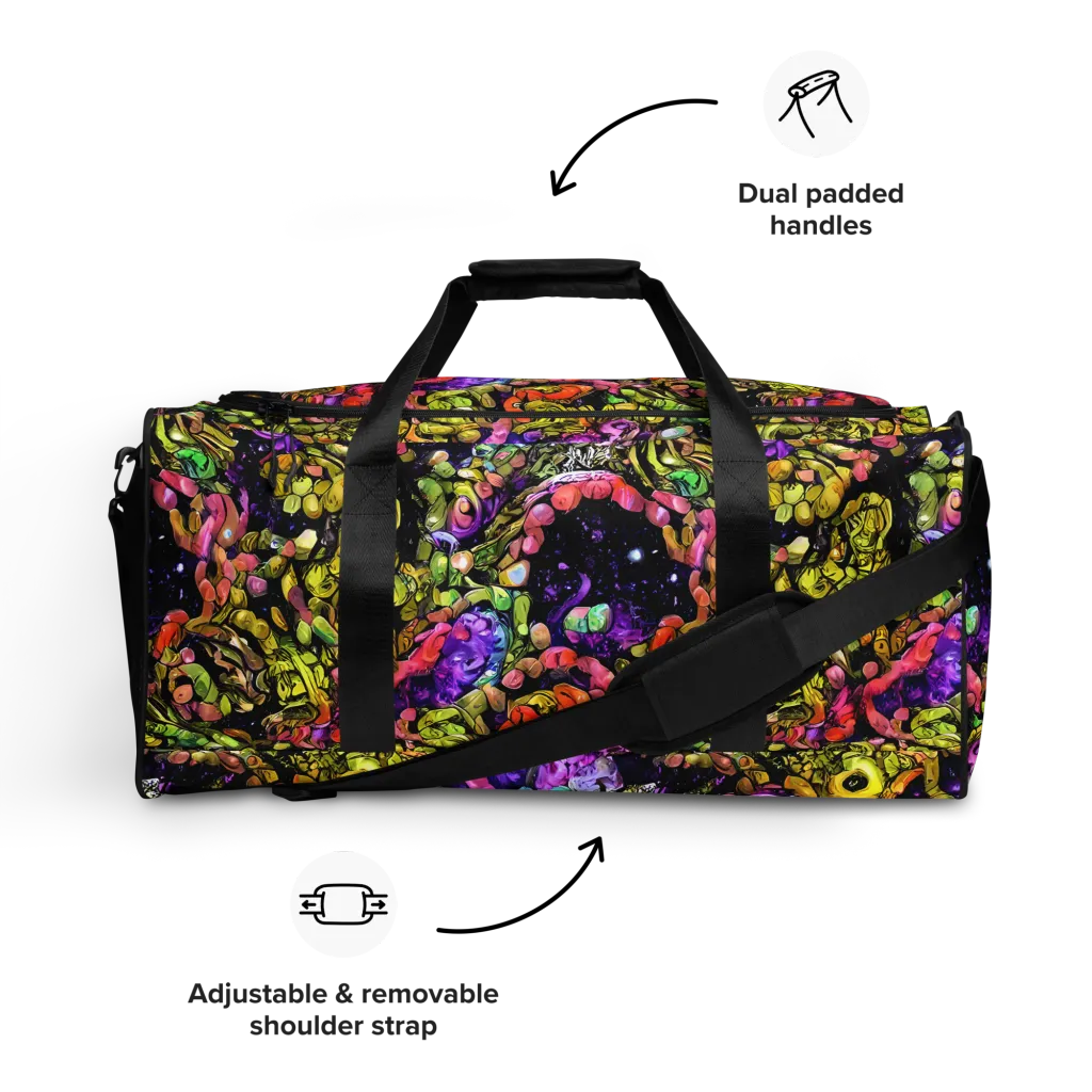 Stardust Riot on Duffle Bag — Front