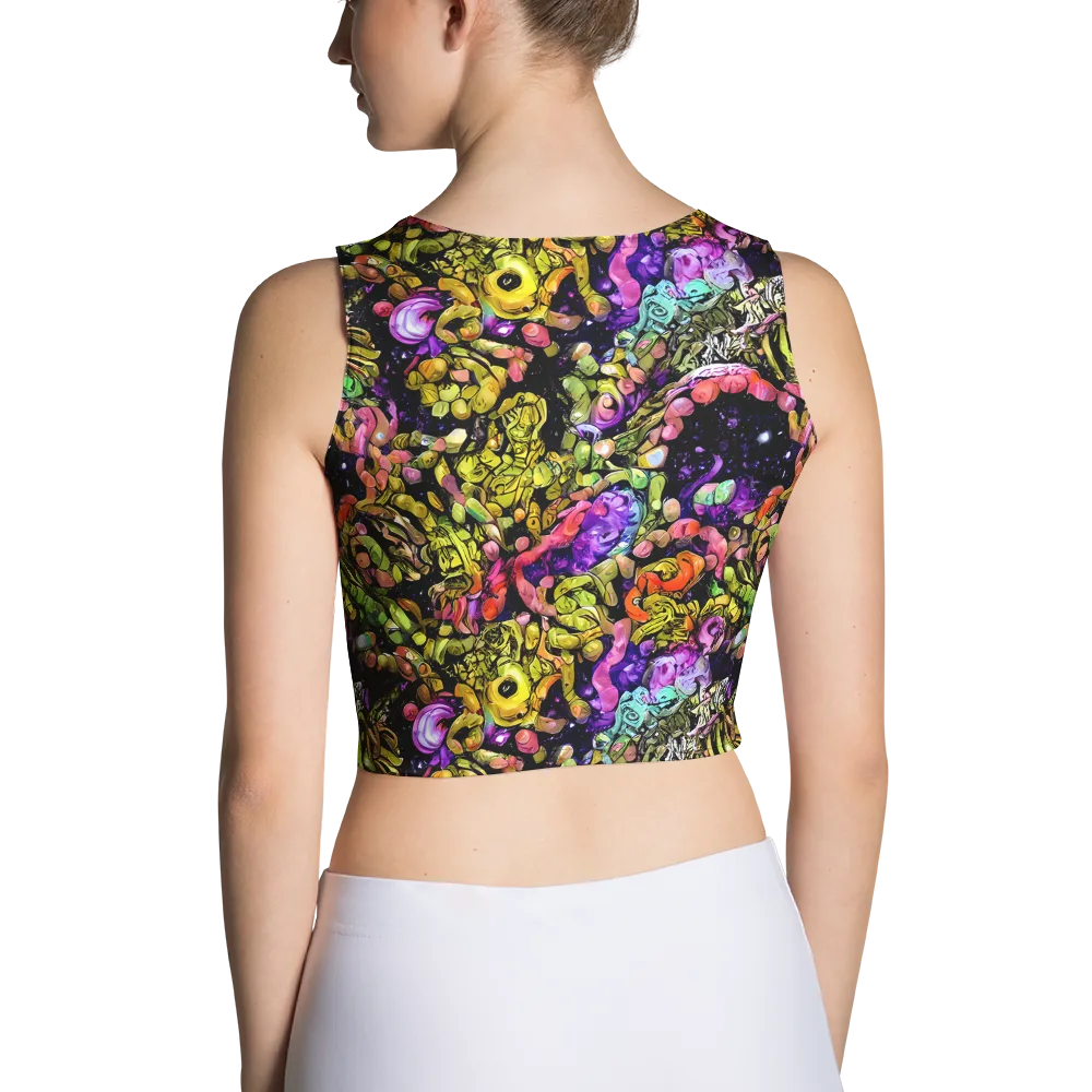 Stardust Riot on Crop Top — Back