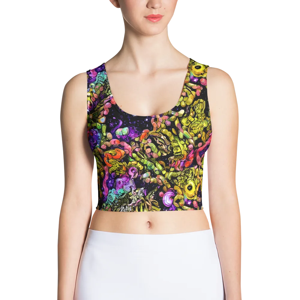 Stardust Riot on Crop Top — Front