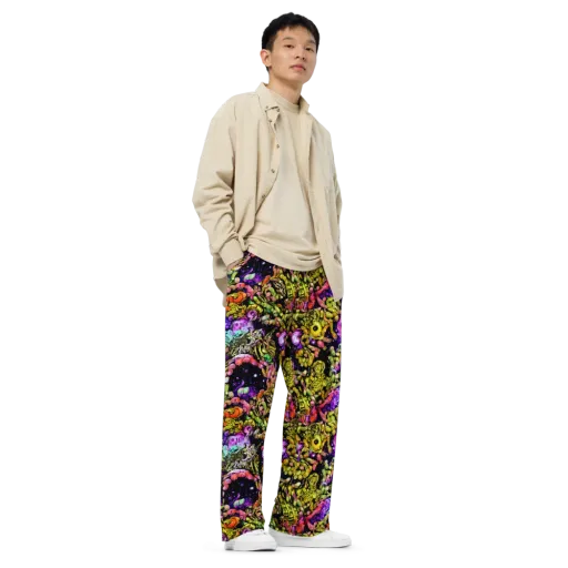 Stardust Riot on a Wide-Leg Pants