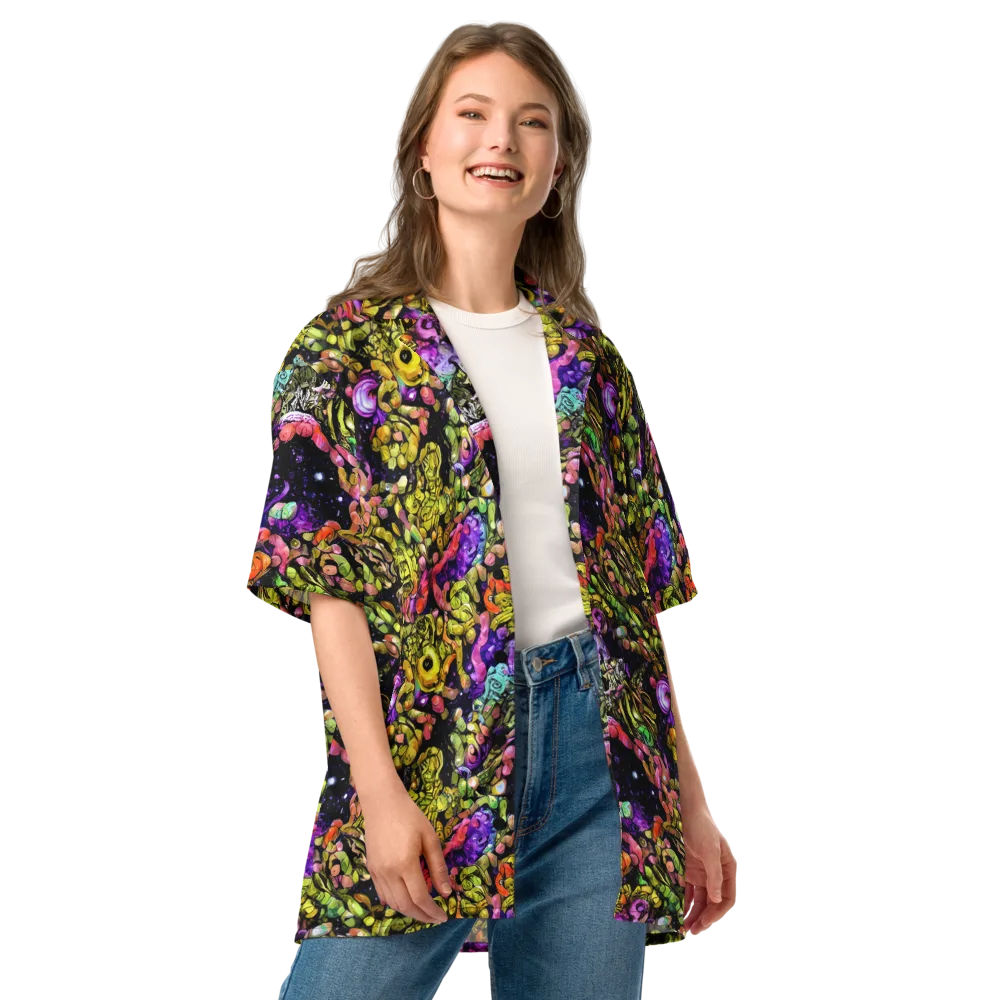 Stardust Riot on Button Shirt — Front