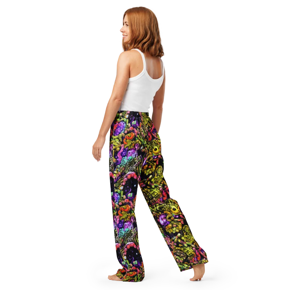 Stardust Riot on Women's Pajama Pants — Back