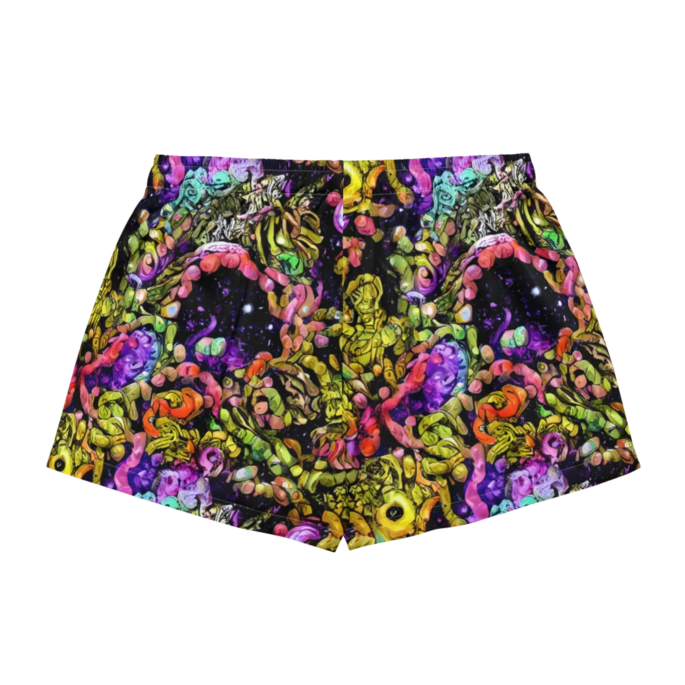 Stardust Riot on Women's Pajama Shorts — Back