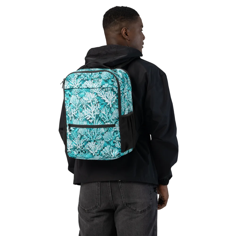 Aqua Garden on Utility Backpack — Back