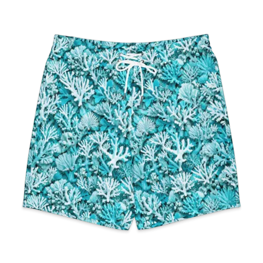 Aqua Garden on a Men's Board Shorts