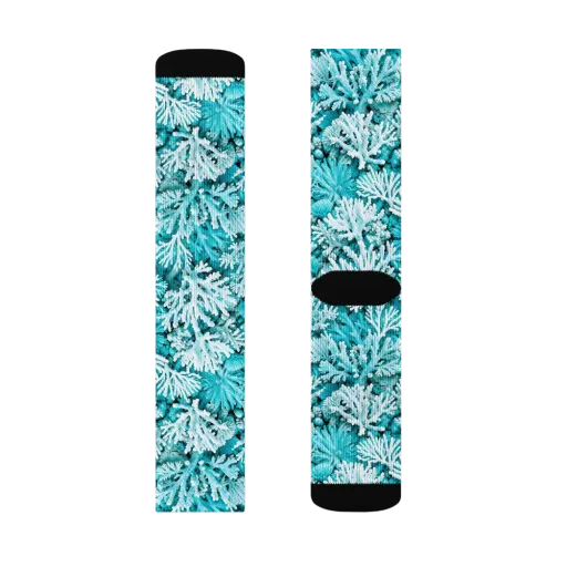 Aqua Garden on a Socks