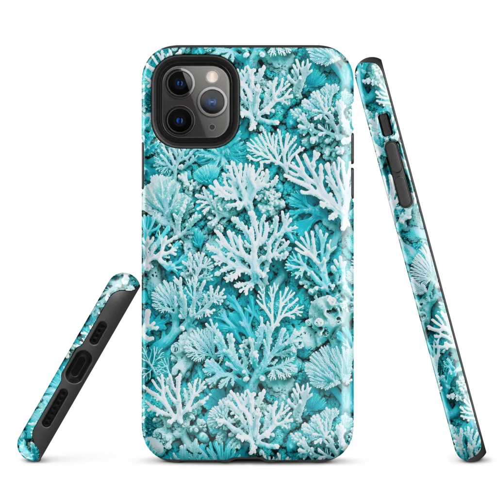 Aqua Garden on Tough Case for iPhone® — Front