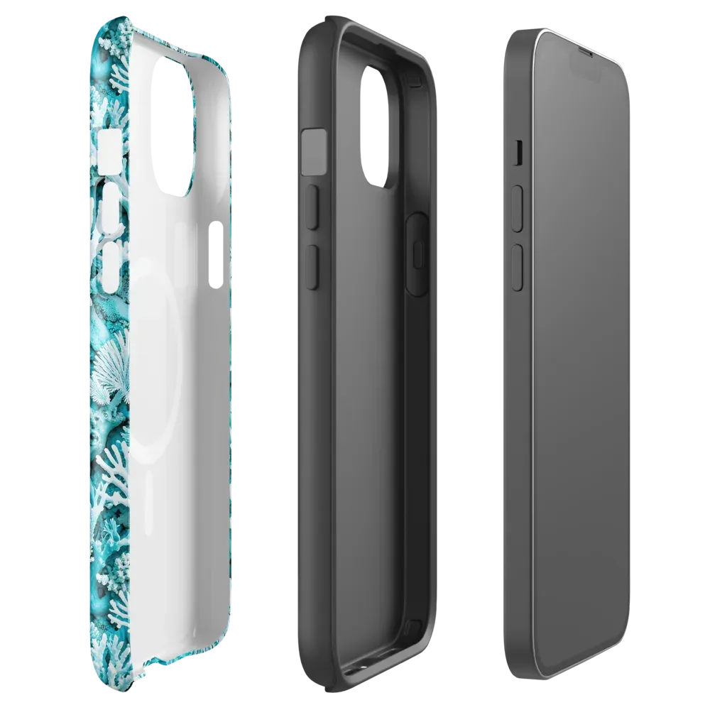 Aqua Garden on MagSafe Tough Case for iPhone® — Front