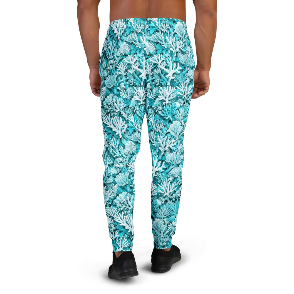 Aqua Garden on Men's Joggers — Back