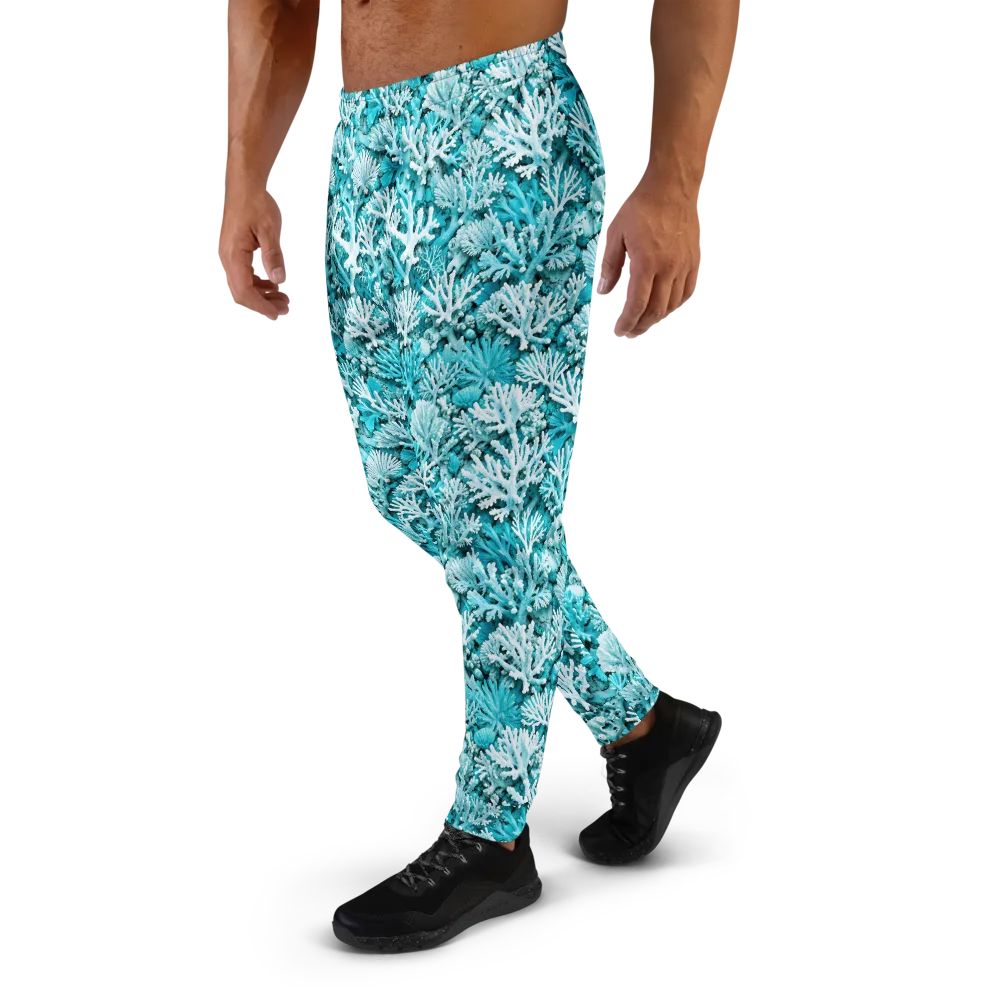 Aqua Garden on Men's Joggers — Left