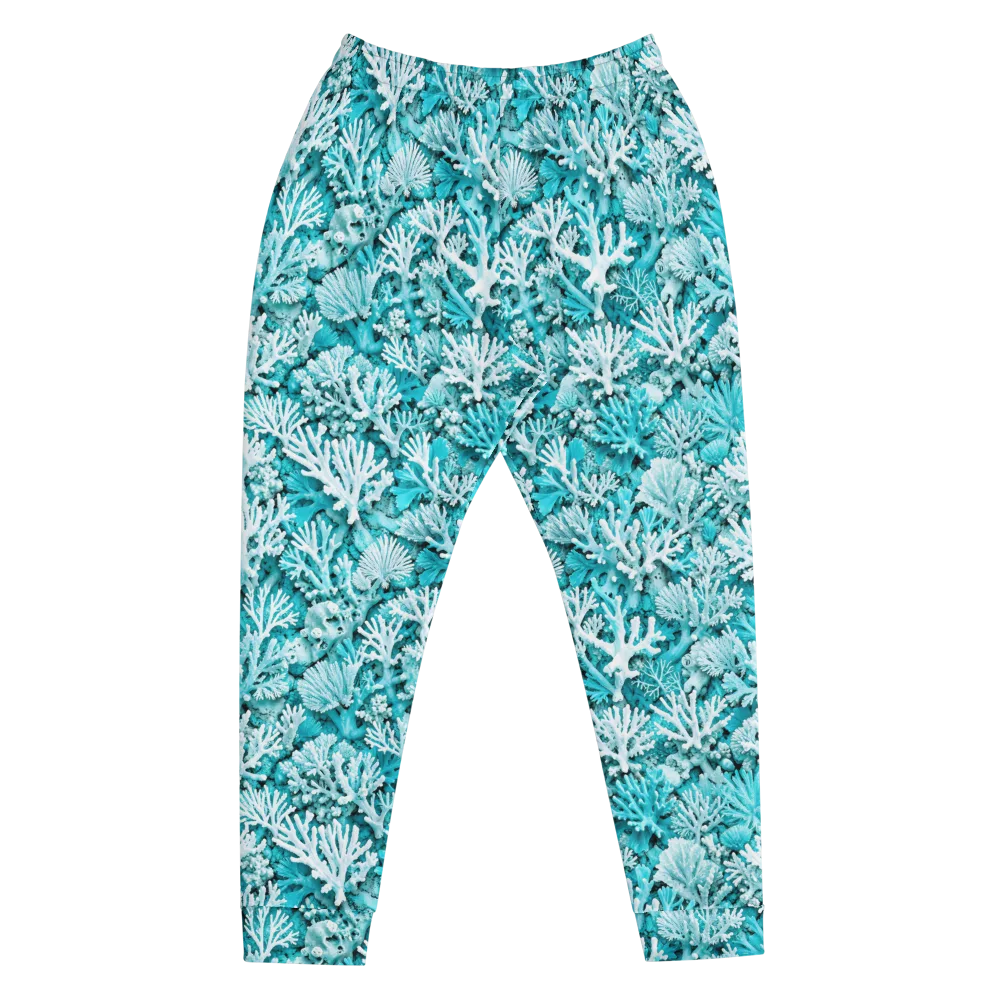 Aqua Garden on Men's Joggers — Front