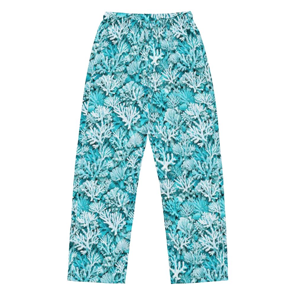 Aqua Garden on Women's Pajama Pants — Front
