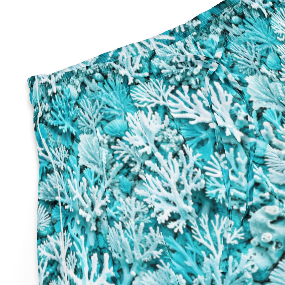 Aqua Garden on Women's Pajama Shorts — Product details