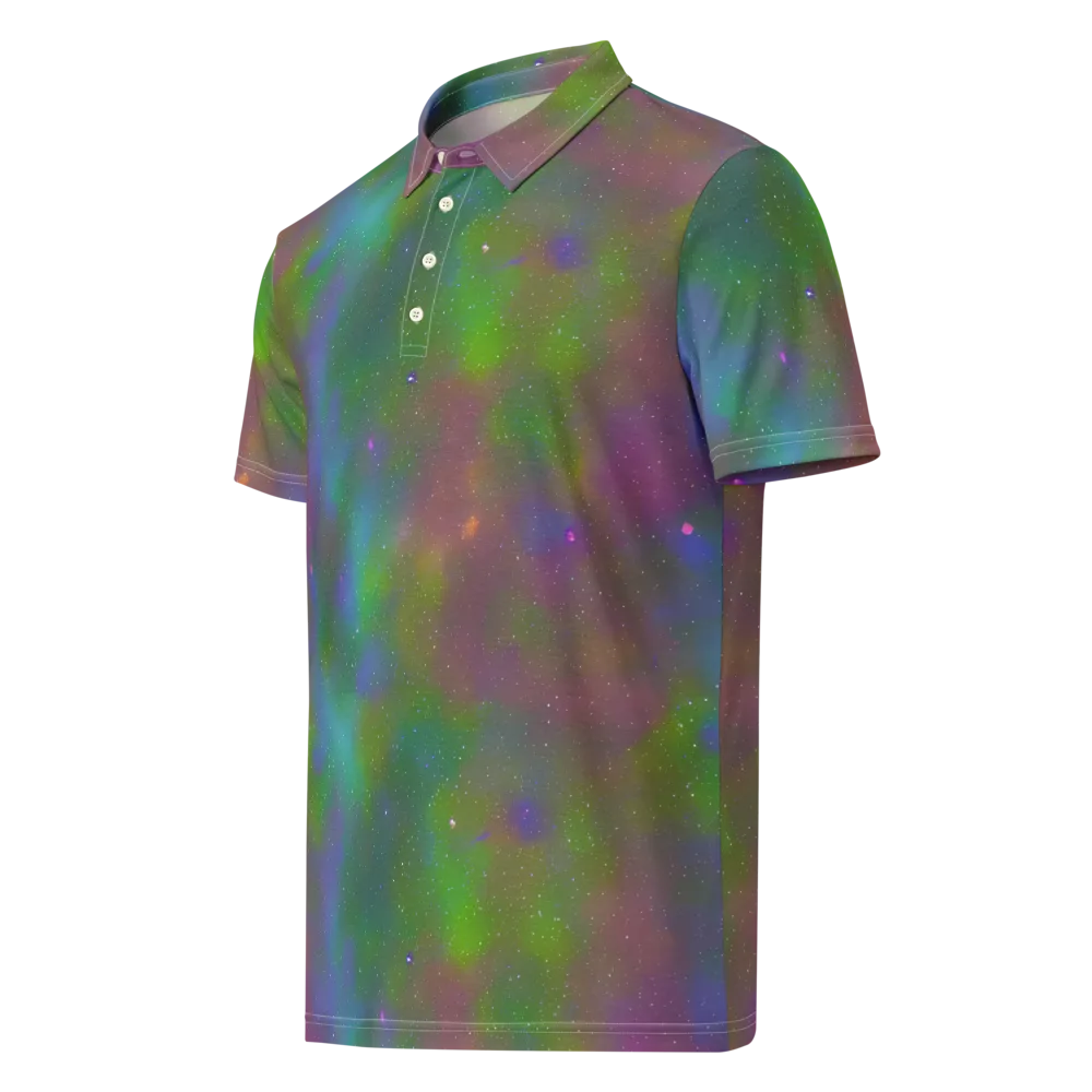 Stardust Reverie on Men's Slim Fit Polo Shirt — Left Front