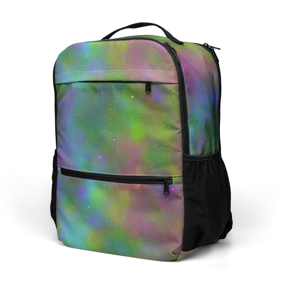 Stardust Reverie on Utility Backpack — Left Front