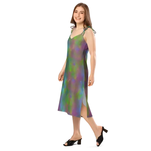Stardust Reverie on a Slip Dress