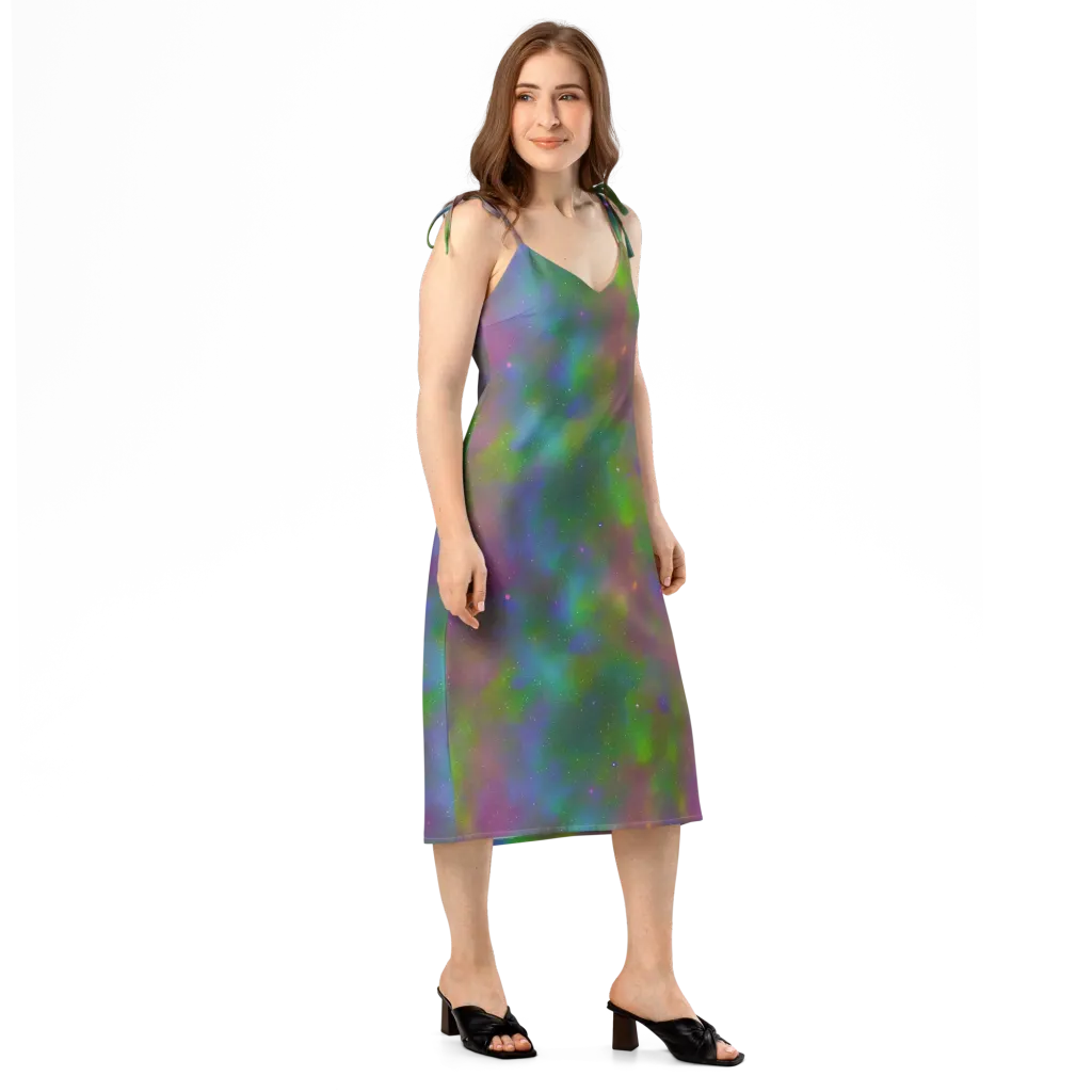 Stardust Reverie on Slip Dress — Right Front